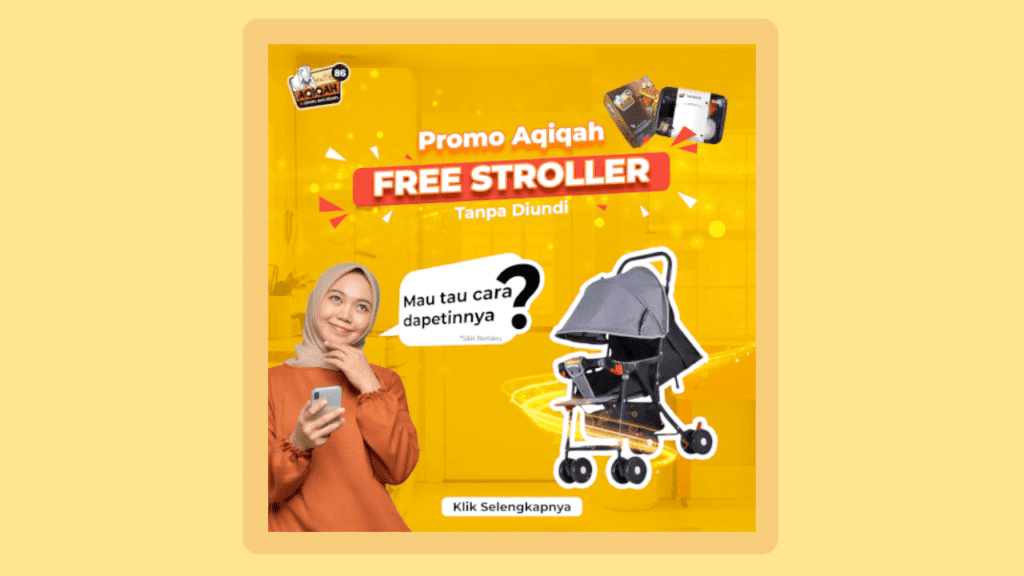 aqiqah-juni-gratis-stroller
